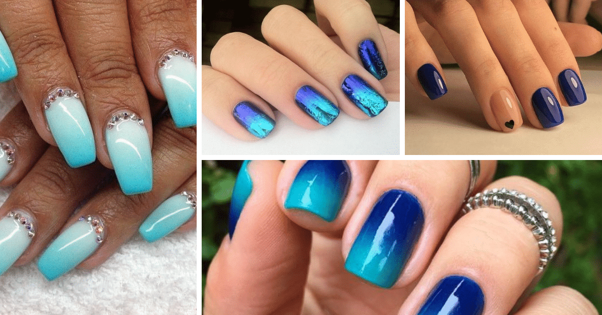 Featured image of post Simples Unhas Azul Sele o de unhas pintadas e decoradas com a cor azul