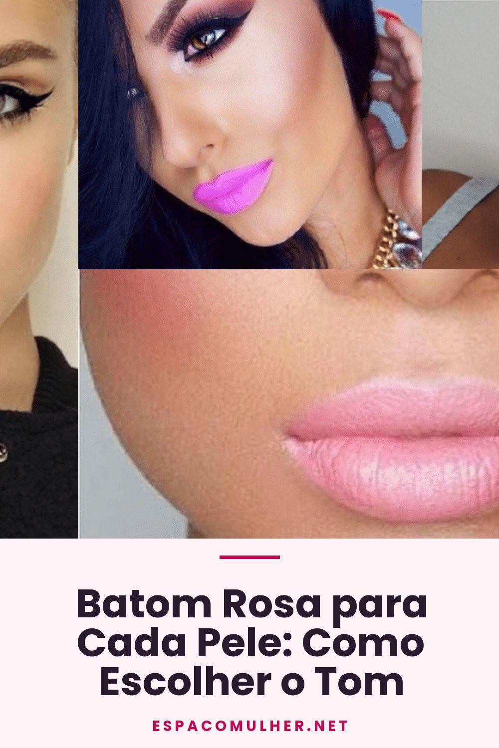 Batom Rosa para Cada Pele: Como Escolher o Tom