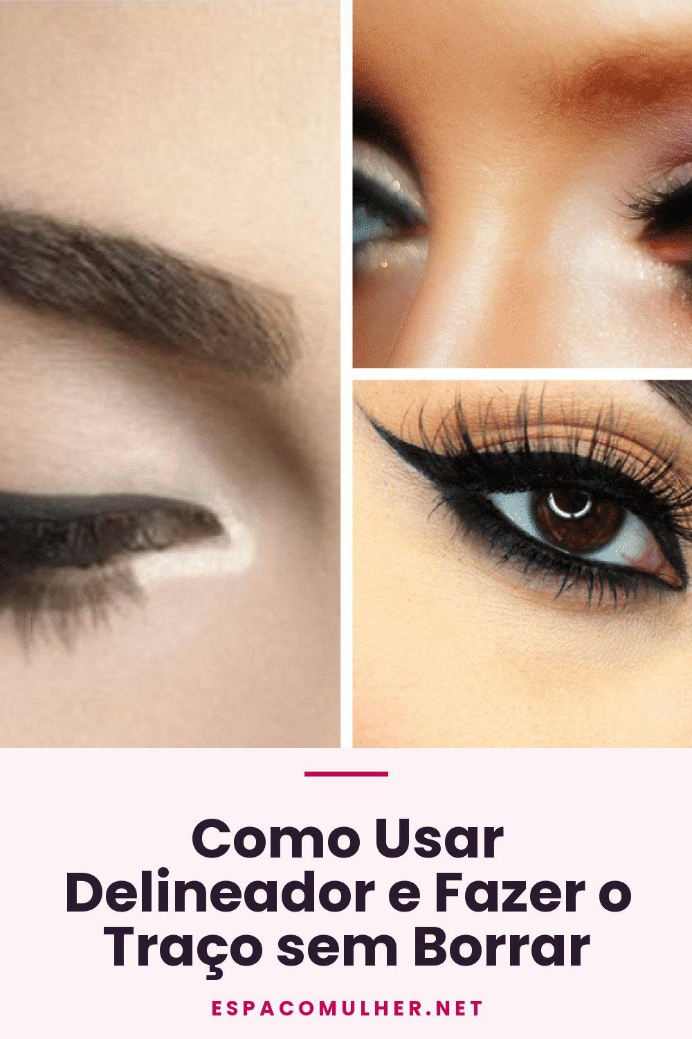 Como Usar Delineador e Fazer o Traço sem Borrar