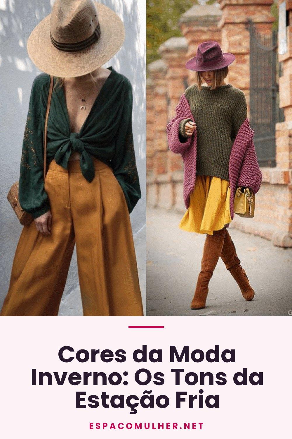 Cores da Moda Inverno: Os Tons da Estação Fria