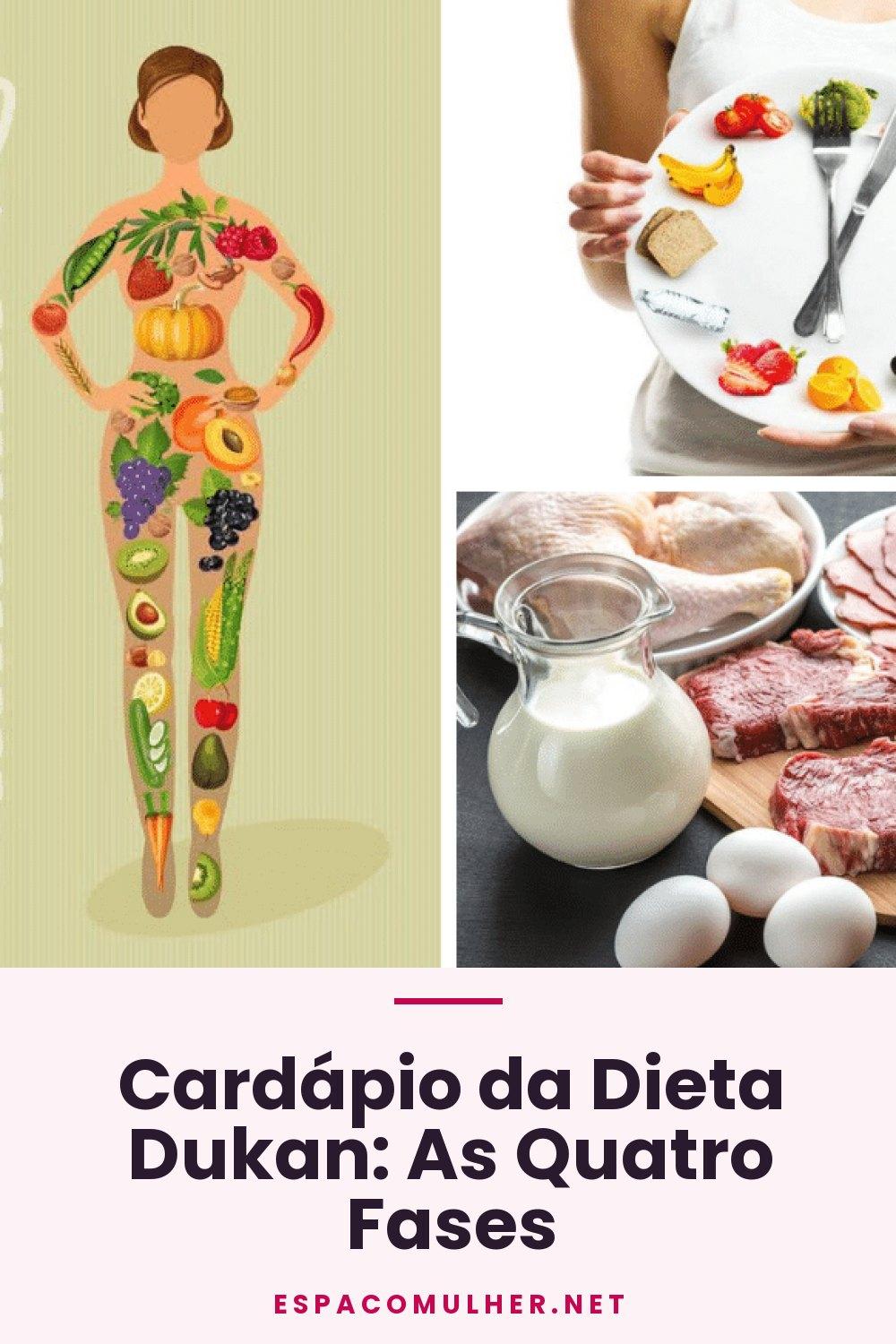 Cardápio da Dieta Dukan: As Quatro Fases