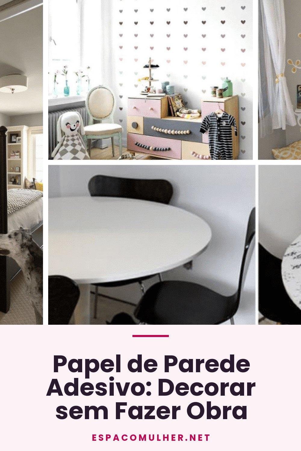 Papel de Parede Adesivo: Decorar sem Fazer Obra