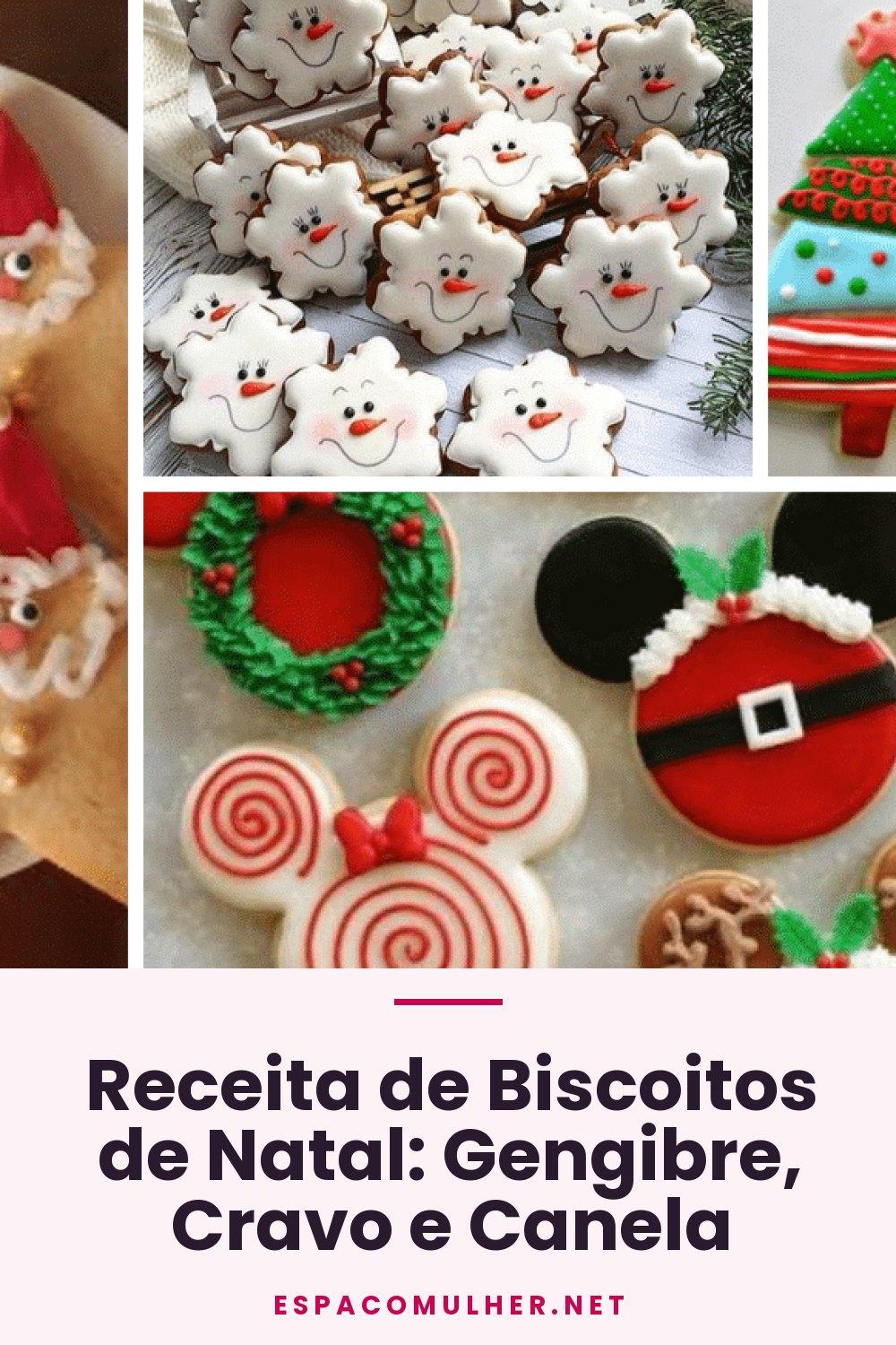 Receita de Biscoitos de Natal: Gengibre, Cravo e Canela