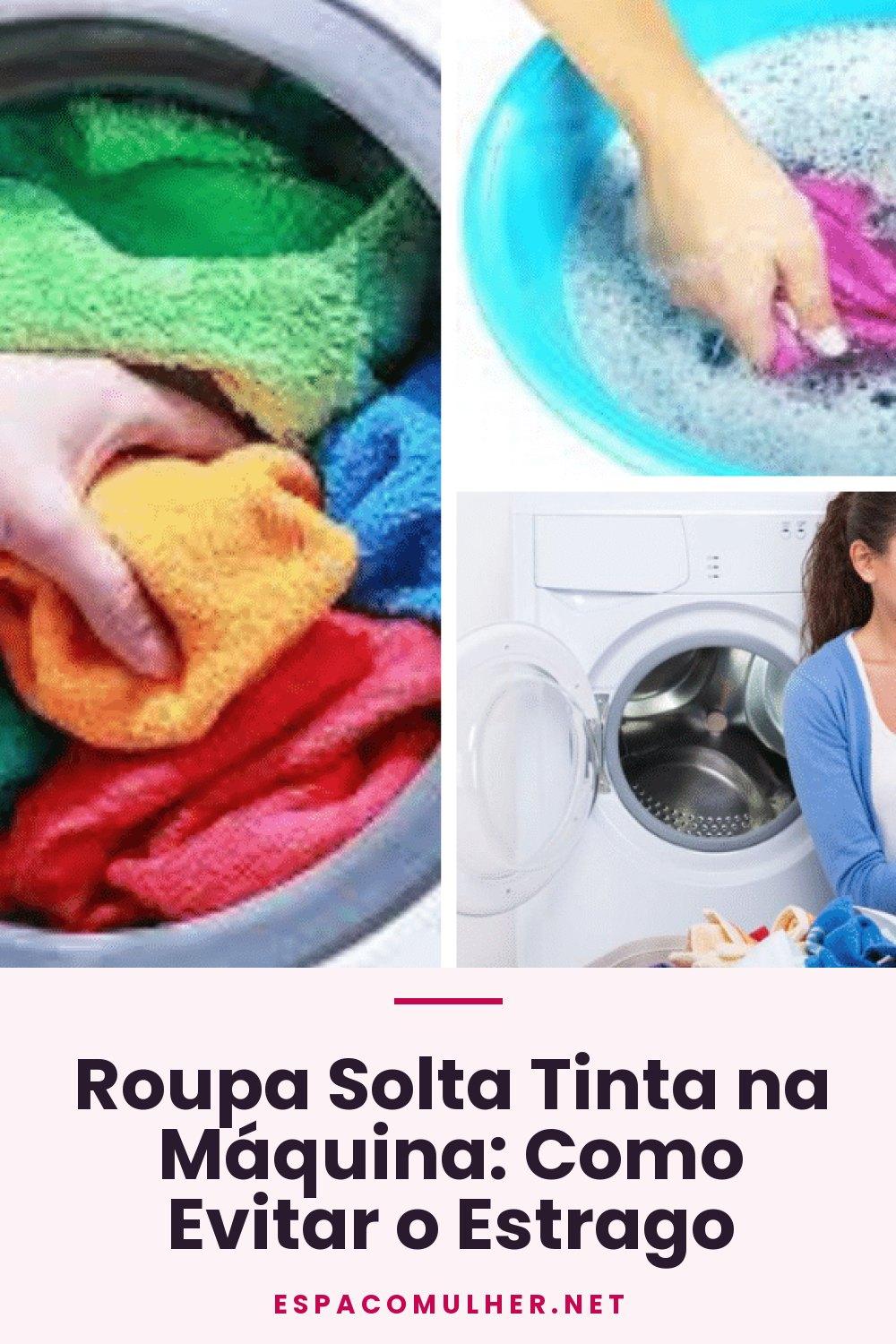 Roupa Solta Tinta na Máquina: Como Evitar o Estrago
