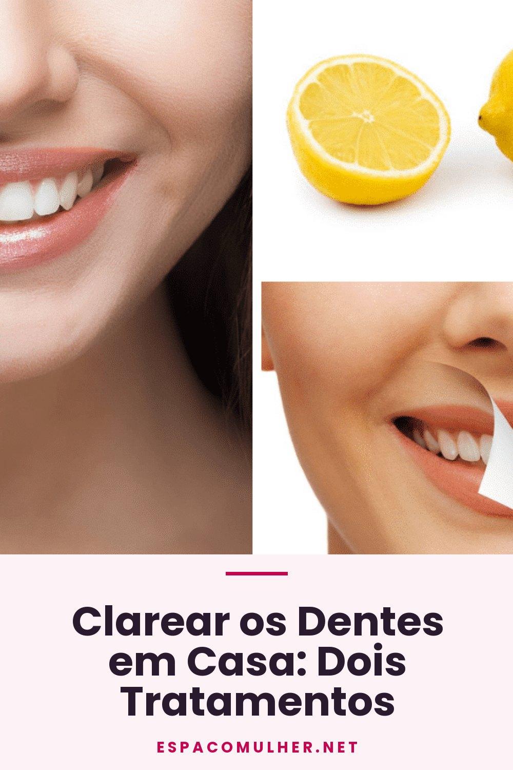 Clarear os Dentes em Casa: Dois Tratamentos