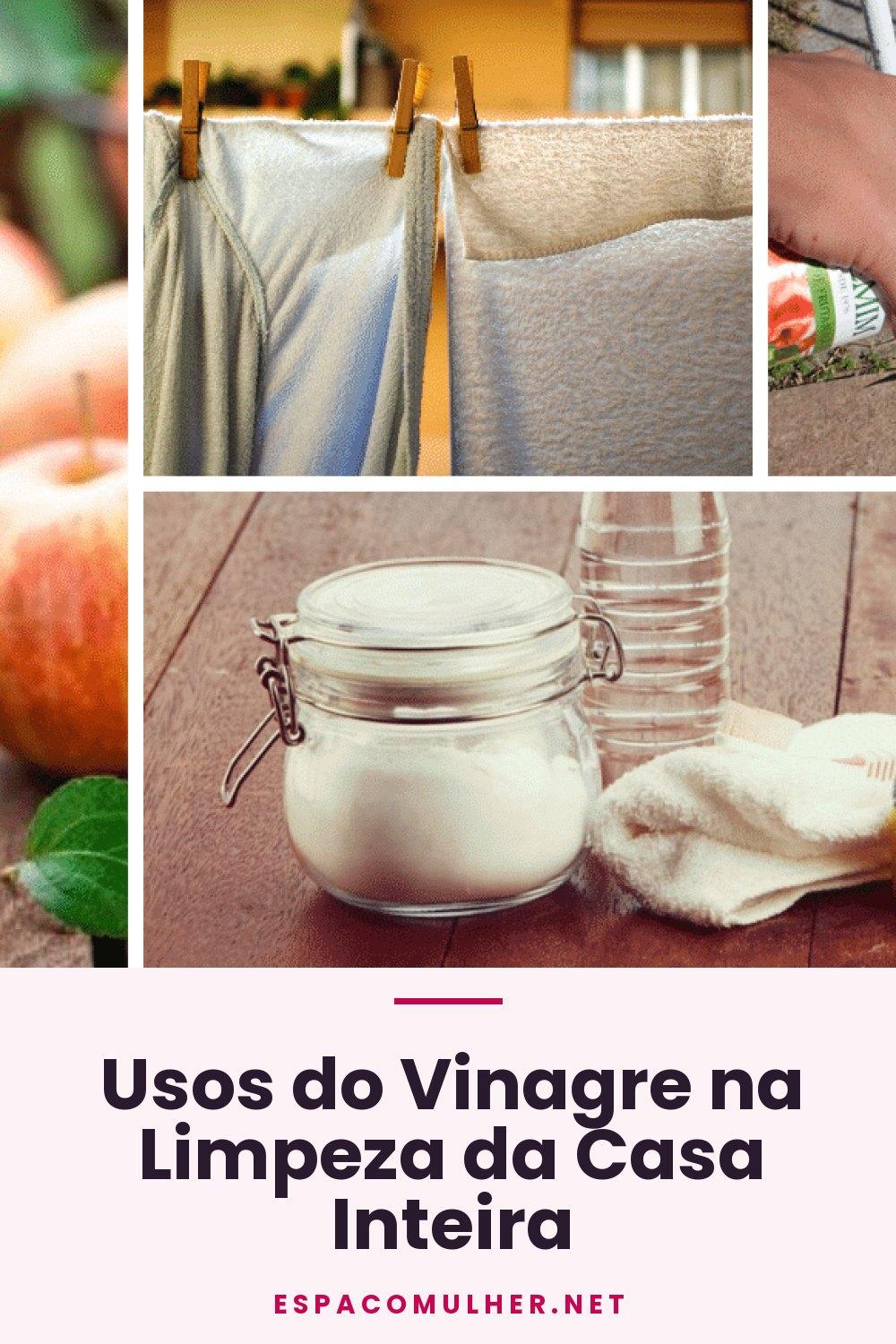 Usos do Vinagre na Limpeza da Casa Inteira