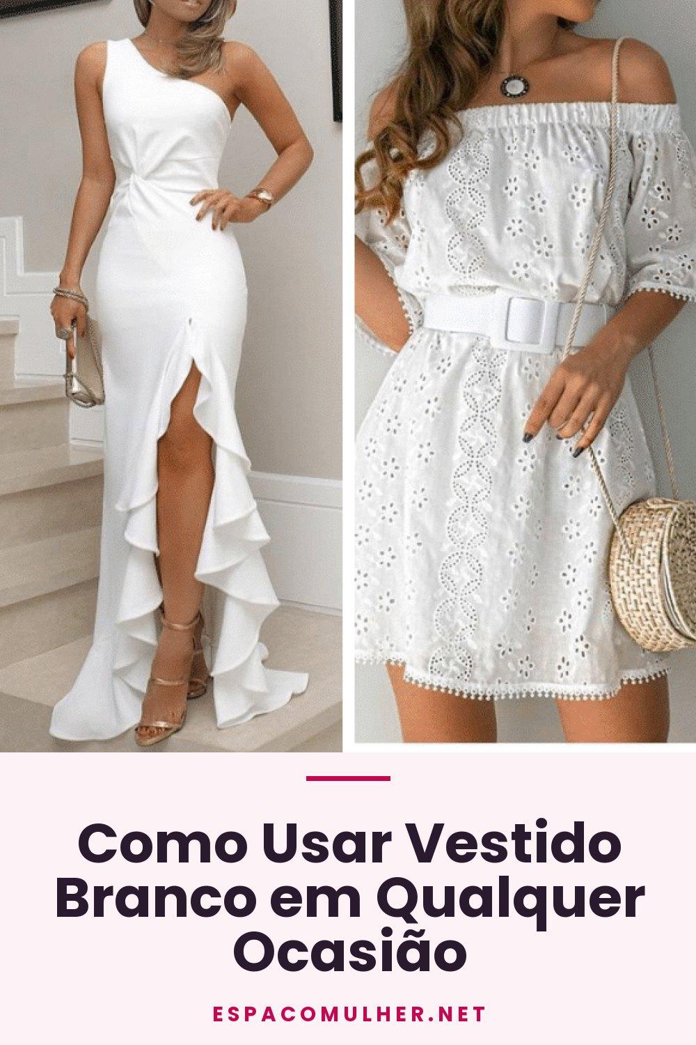 Como Usar Vestido Branco em Qualquer Ocasião