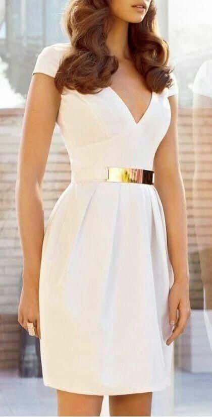 vestidos brancos dorado